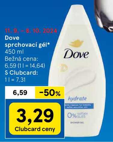 Dove sprchovací gél, 450 ml 