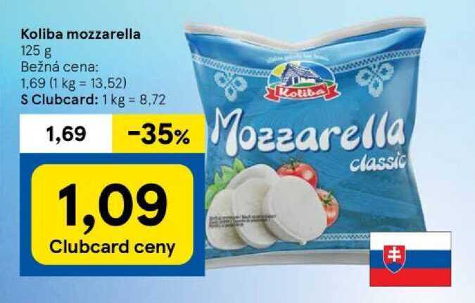 Koliba mozzarella 125 g