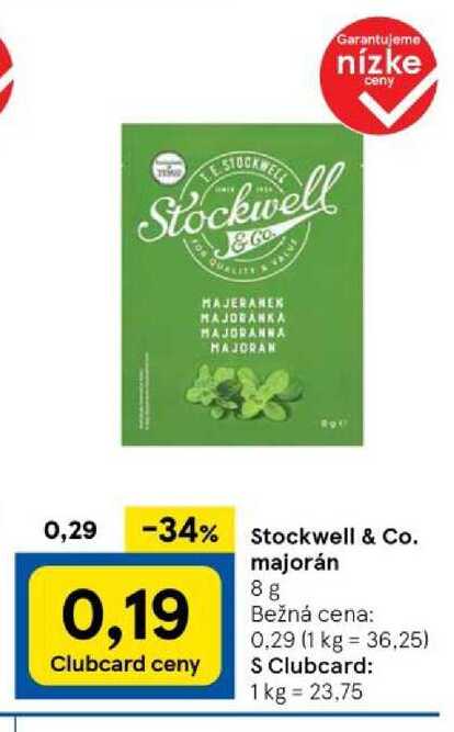 Stockwell & Co. majorán 8g 