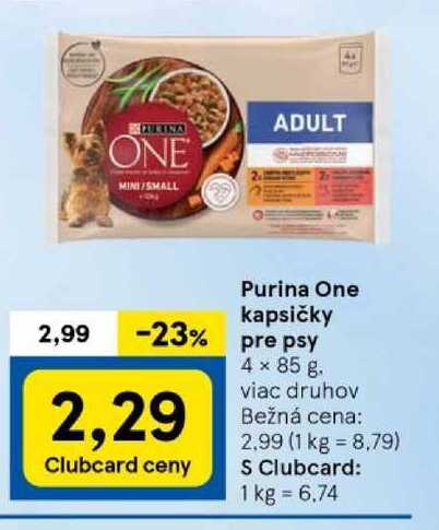 Purina One kapsičky 4 x 85 g