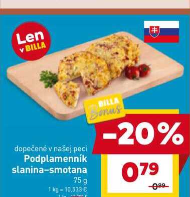 Podplamenník slanina-smotana 75 g 