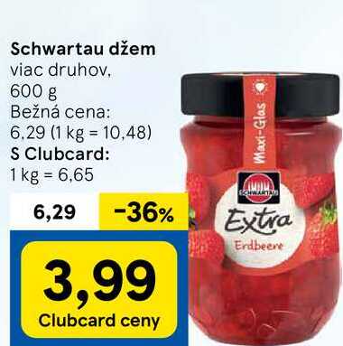 Schwartau džem, 600 g