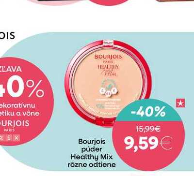 Bourjois púder Healthy Mix rôzne odtiene 