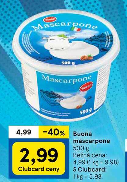 Buena mascarpone, 500 g