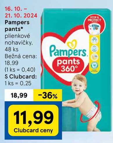 Pampers pants, 48 ks