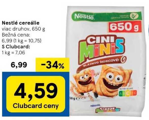 Nestlé cereálie, 650 g