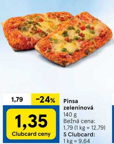 Pinsa zeleninová, 140 g