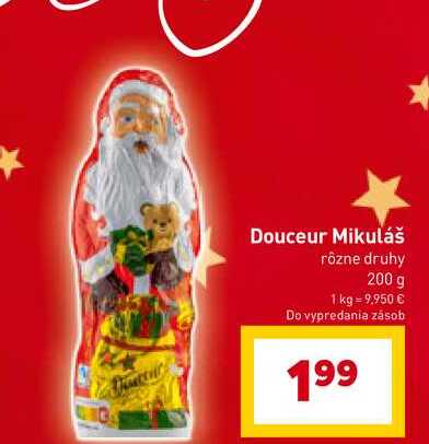 Discour Douceur Mikuláš rôzne druhy 200 g 