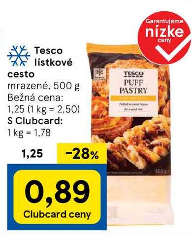 Tesco lístkové cesro, 500 g 