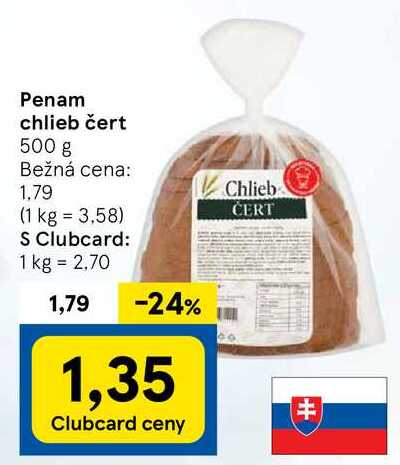 Penam chlieb čert, 500 g 