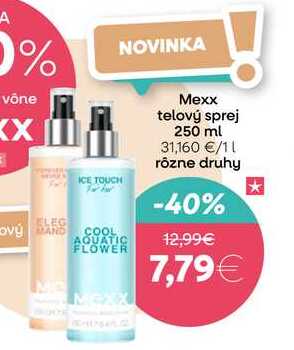 Mexx telový sprej 250 ml 