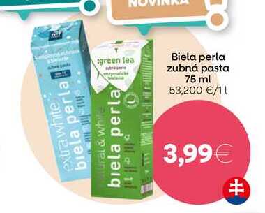 Biela perla zubná pasta 75 ml