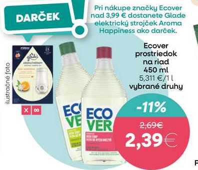 Ecover prostriedok na riad 450 ml 