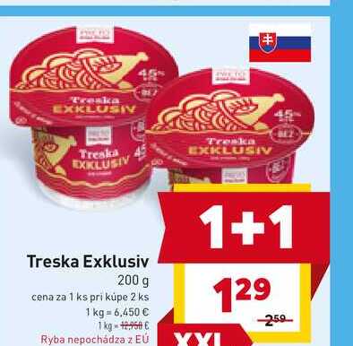 Treska Exklusiv 200 g 