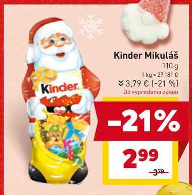 Kinder Mikuláš 110 g