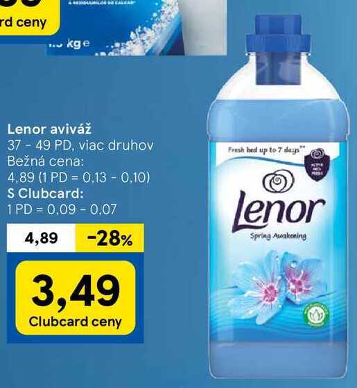 Lenor aviváž, 37-49 PD