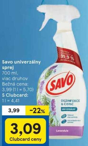 Savo univerzálny sprej, 700 ml