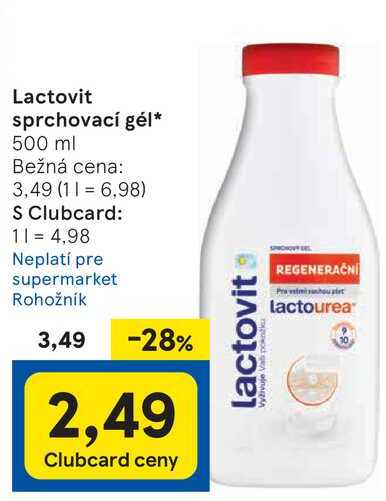 Lactovit sprchovací gél 500 ml 