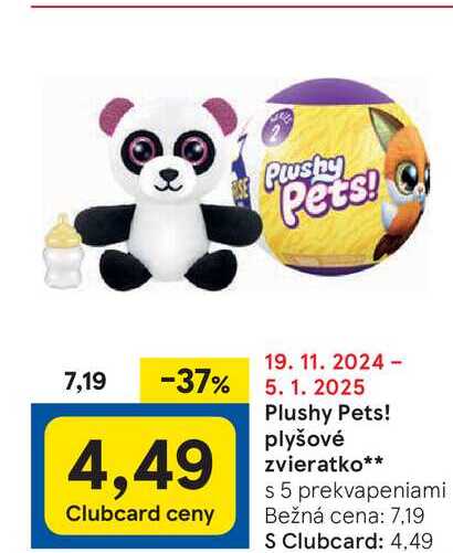 Plushy Pets! plyšové zvieratko