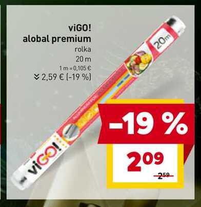 VIGO! alobal premium rolka 20 m 