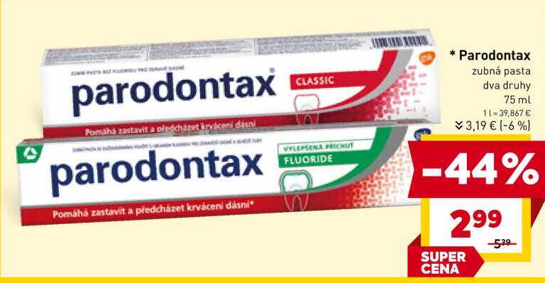 Parodontax Fluoride zubná pasta 75 ml