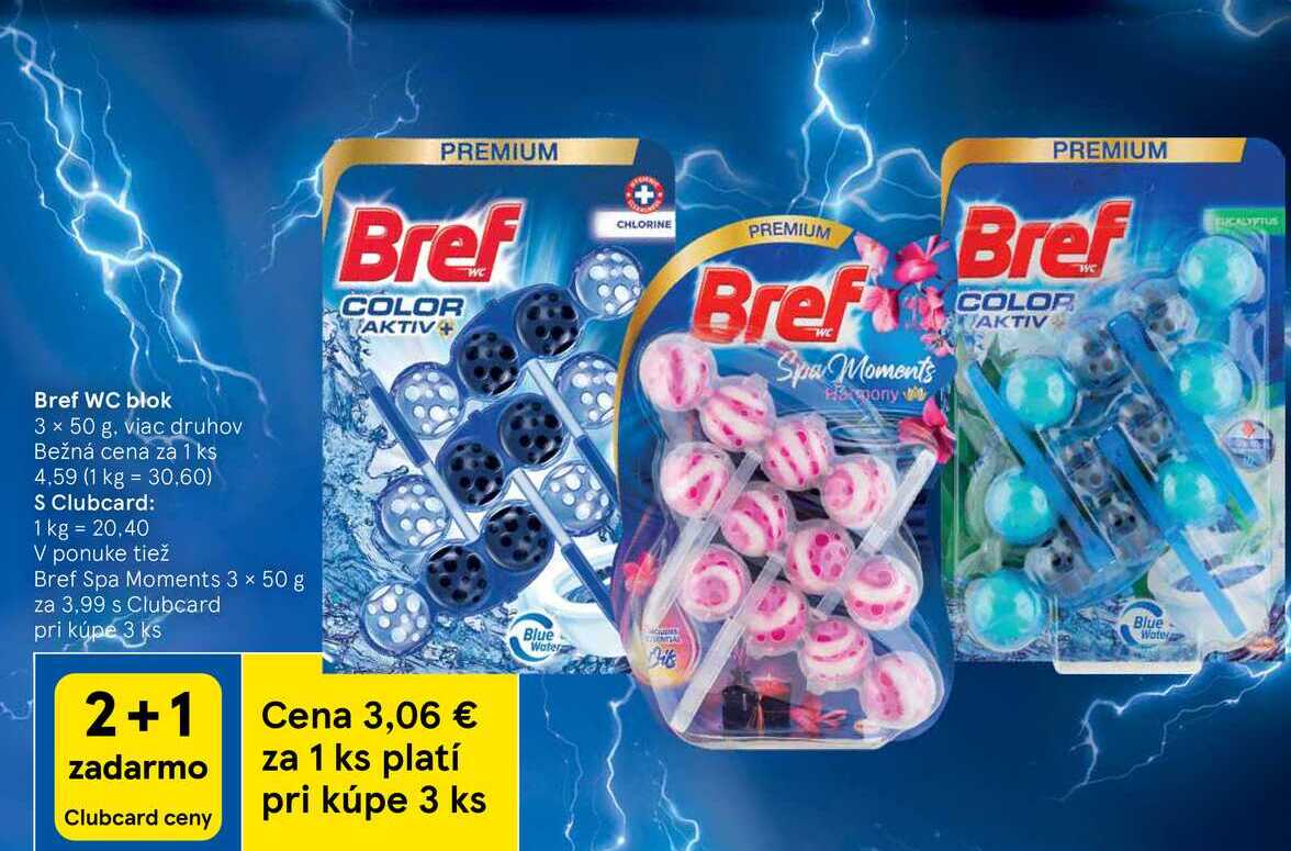 Bref Color Aktiv 3x50 g 150g