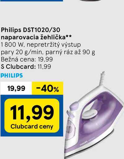 Philips DST1020/30 naparovacia žehlička