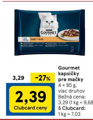 Gourmet kapsičky 4 x 85 g