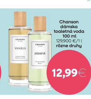 Chanson dámska toaletná voda 100 ml 