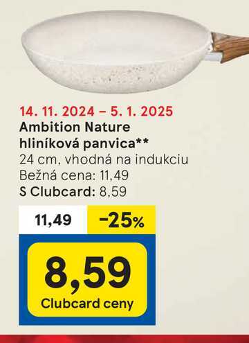 1Ambition Nature hliníková panvica 24 cm