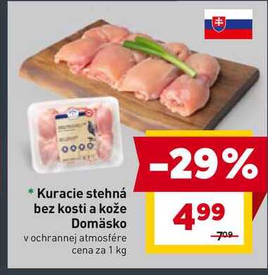 Kuracie stehná bez kosti a kože 1 kg 