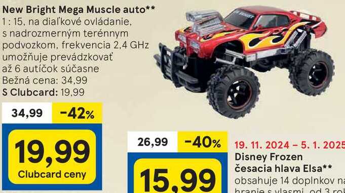 New Bright Mega Muscle auto