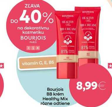 Bourjois BB krém Healthy Mix rôzne odtiene