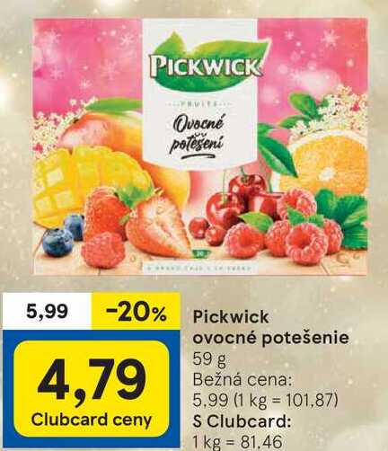 Pickwick ovocné potešenie, 59 g