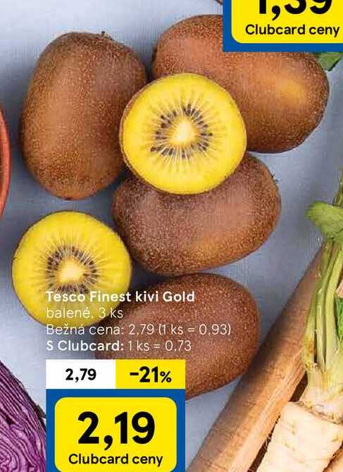 Tesco Finest kivi Gold, 3 ks