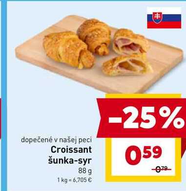 Croissant šunka-syr 88 g 