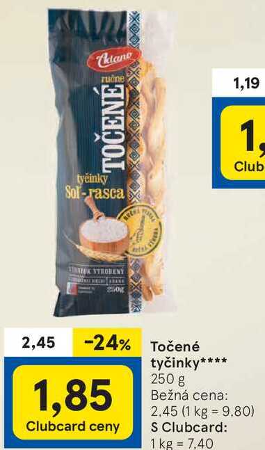 Točené tyčinky, 250 g