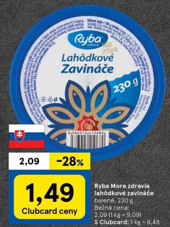 Ryba More zdravia lahôdkové zavináče, 230 g