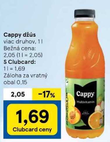 Cappy džús, 1 l