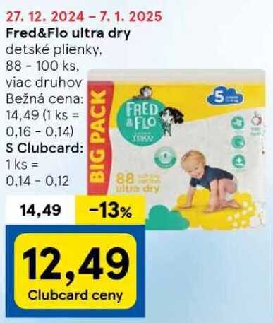 Fred&Flo ultra dry, 88-100 ks