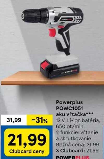 Powerplus POWC1051 aku vŕtačka