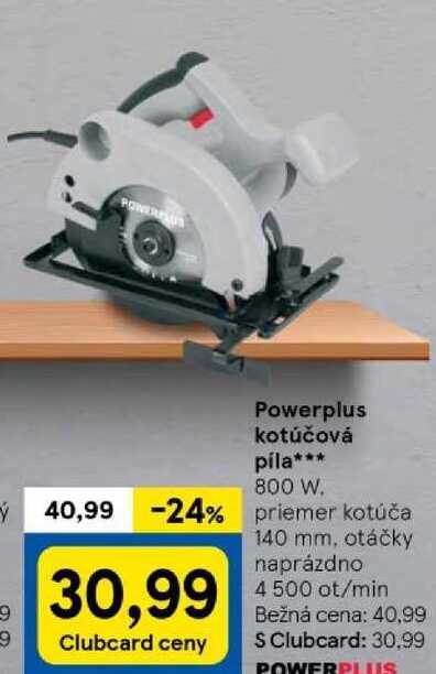 Powerplus kotúčová pila