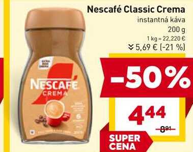 Nescafé Classic crema 200 g