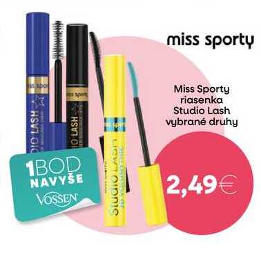 Miss Sporty riasenka Studio Lash vybrané druhy 