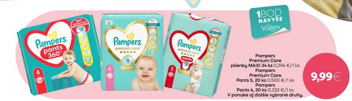 Pampers Pants 4, 30 ks 