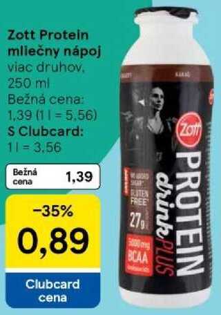 Zott Protein mliečny nápoj, 250 ml 