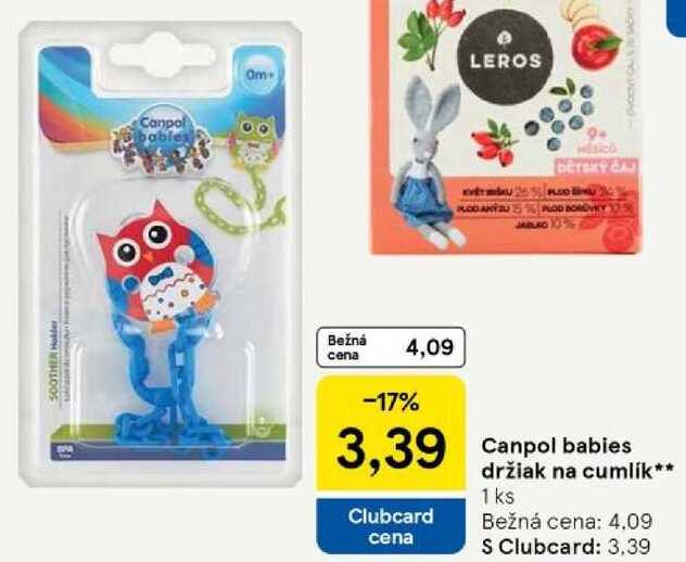 Canpol babies držiak na cumlík, 1 ks