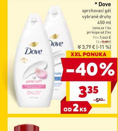 Dove sprchovací gél 450 ml