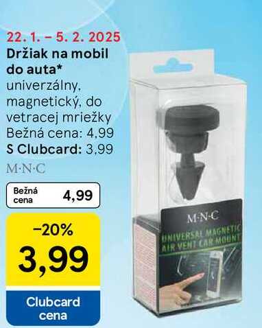 Držiak na mobil do auta