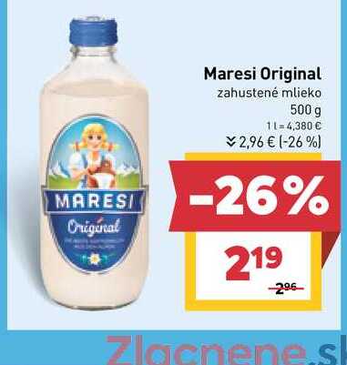 Maresi Original zahustené mlieko 500 g 